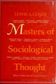 MASTERS OF SOCIOLOGICAK THOIGHT